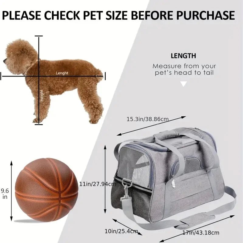 CuddleSpace Pet Carrier — Safe travel for medium pets - Fairy Pet Shop