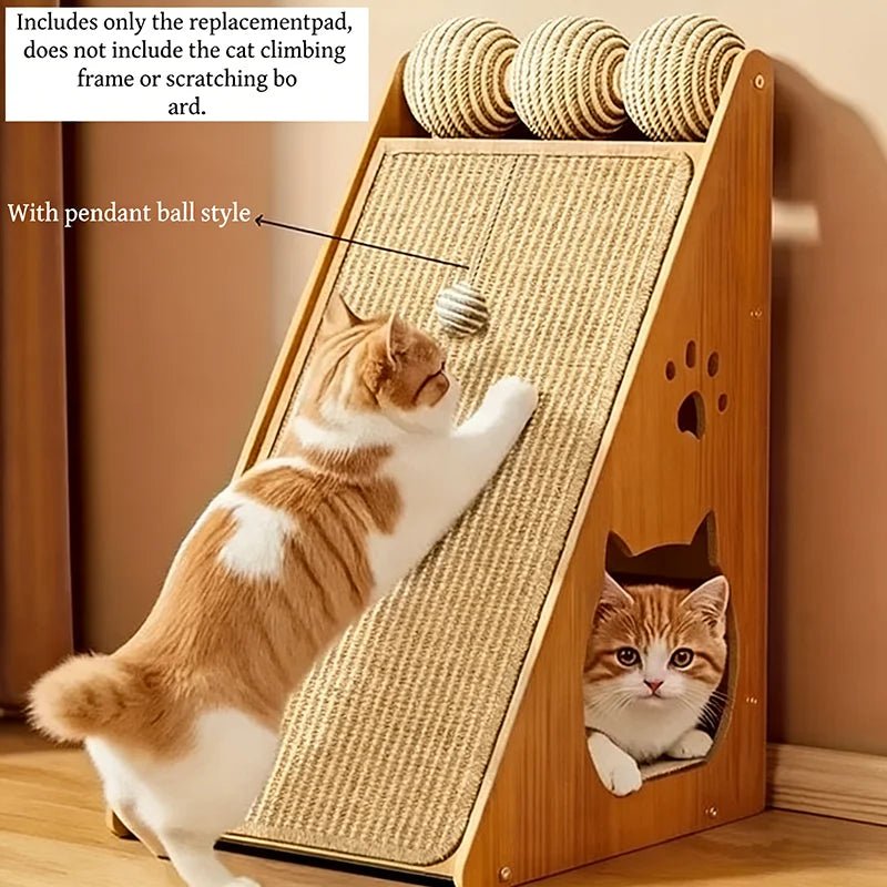 Luxury Sisal Cat Scratcher with Hanging Ball